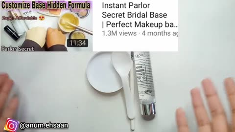 parlor secret customize base for summers bridal and party makeup base mp4.