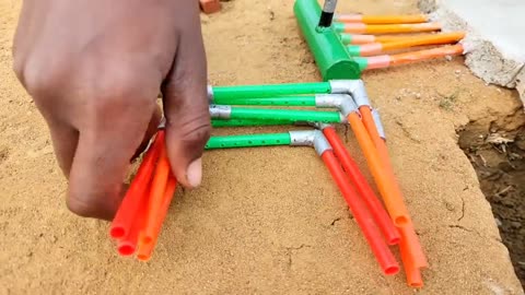 How to make mini water pump _ Science project _ Bridge construction