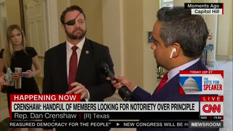 Dan Crenshaw Calls Anti-McCarthy Republicans "Narcissists" & "Enemies"