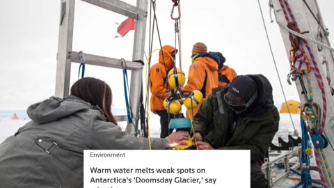 Warm water melts weak spots on Antarctica's 'Doomsday Glacier,' say scientists