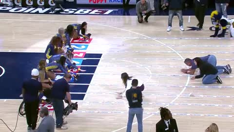 This puppy race didn’t go as planned 🤣 (via PacersTW)