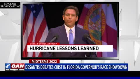 DeSantis debates Crist in Florida governor's race showdown