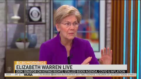 Elizabeth Warren: "State legislatures ... controlled by Republicans are doing everything they can to keep people from voting"