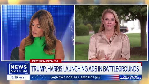 Harris, Trump campaigns release opposing ads | Vargas Reports | VYPER ✅