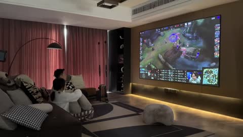 Watching League of Legends at home