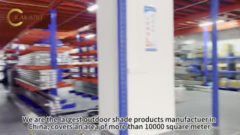 Kakadu Aluminum Hand-Crank Windproof Zip Track Outdoor Blinds #factorydirect