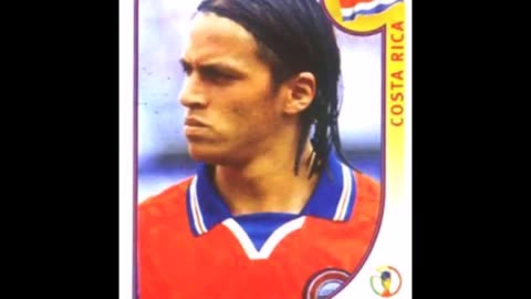 PANINI COSTA RICA TEAM WORLD CUP 2002