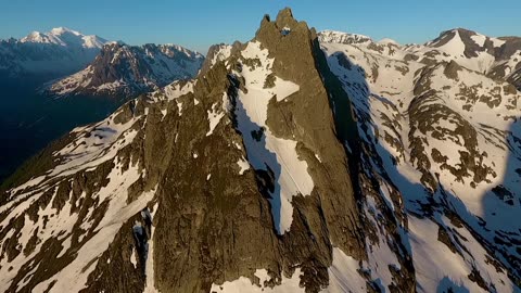 Mountain peaks of the Matterhorn