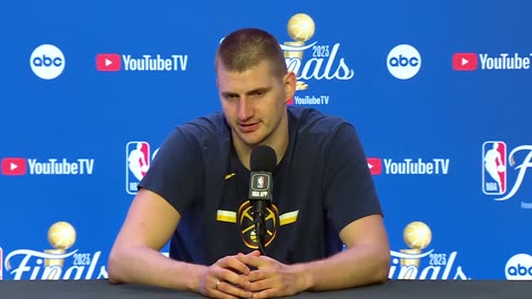 Nikola Jokic Postgame Interview After Winning His 1st NBA Championship!​