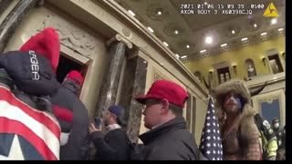 JUST IN: Body cam footage emerges from inside the senate chamber,