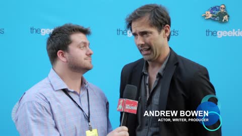 Exclusive interview with actor Andrew Bowen at 2015 Geekie Awards