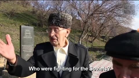 Ukraine. Memorial of Crimean Tatars dead during WWII