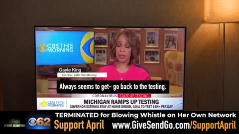 CBS 62 Insider April Moss Exposing Network's Forced Vaccination Rhetoric and Bias
