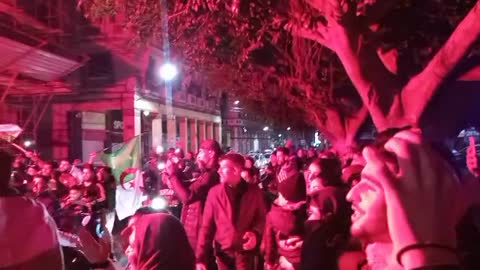 Algeria Fans Street Celebrations after qualifying to Final Fifa Arab Cup 2021