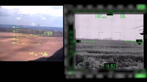 🇷🇺 Destruction of posts of Ukrainian nationalists by Ka-52 attack helicopter.