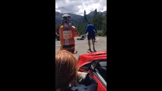 Tour of Utah Stage 6 Crash