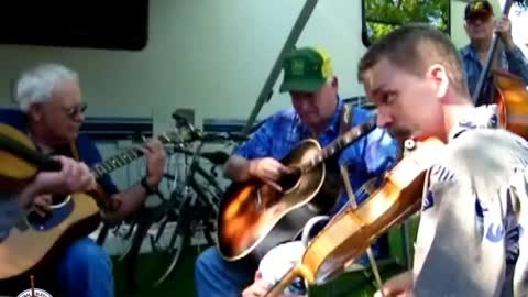 Hughie Smith & Randy Pollard Twin Fiddle Jam @ 2011 Weiser Fiddle Contest