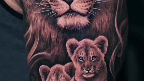 BEAUTIFUL Lion Family - Realism done by Jose Contreras in TEXAS