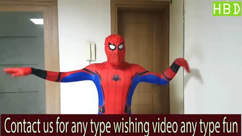 #Happy birthday bandda / wish by #spiderman