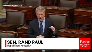 'It's Sort Of A Laundering Scheme' Rand Paul Sounds Off On Claim Ukraine Funding Being Spent In US