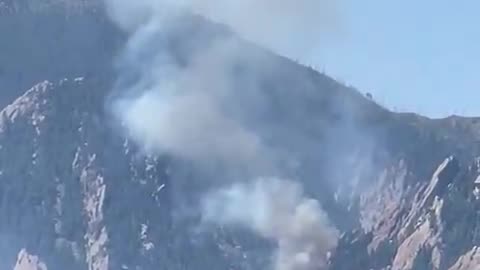 Wildland fire reported on NCAR in Boulder, Colorado