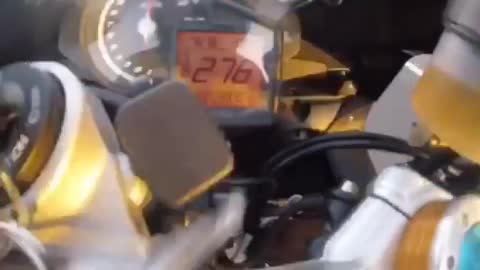 Shocking Superbike crash at 300kmh, driver left with no injuries