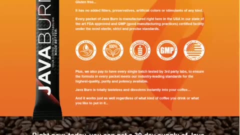 Java Burn Review ( The Fat Burning Coffee)