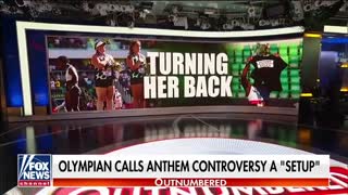 McEnany Blasts Olympian Who Turned Back During National Anthem