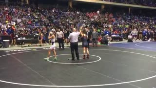 Transgender boy wins girls’ state wrestling title for second time