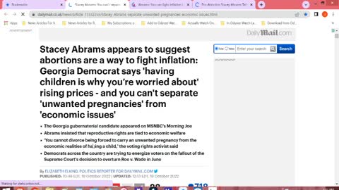Chaos News Special Stacey Abrams Says Abort The Poor Edition