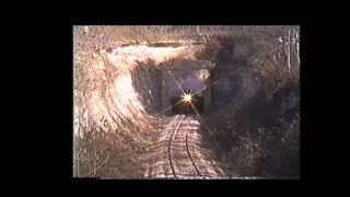 Nickel Plate 587 at Unionville, Indiana tunnel