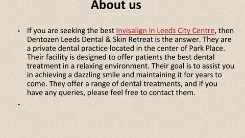 Best Invisalign in Leeds City Centre.