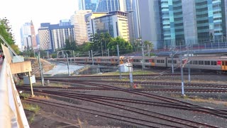 Roma Street Railway Station in Brisbane Australia