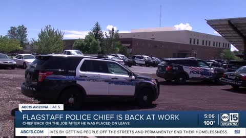 Flagstaff police chief returns to work