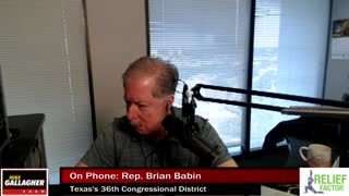 Rep. Brian Babin shares details of his visit to the border with Trump to guest host Sam Malone