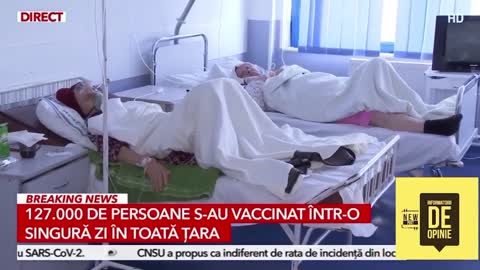 NEVACCINAȚII VACCINAȚI au umplut saloanele spitalelor. FILMAREA ZILEI