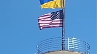 🇷🇺 Ukraine Russia War | Ukrainian's Question: US Flag Over Kyiv River Port | RCF