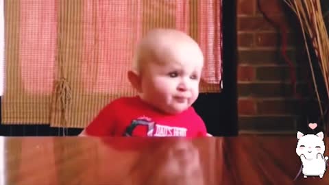 video of babies playing and screaming a lot.