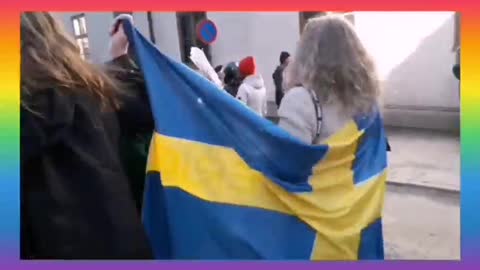 Marsch från Medborgarplatsen till Kungsträdgården 19 mars 2022