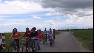 Vietnam, Quảng Trị - cyclists 2013-07