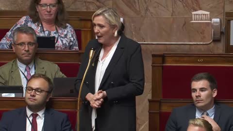 Marine Le Pen sur le gaz russe