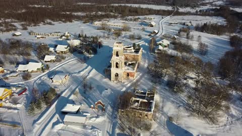 Abandoned church in the Tver region