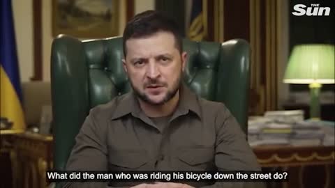 Ukrainian President Zelensky says 'Russian butchers deserve only death'