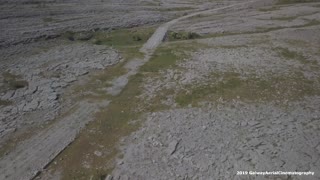 Historic Irish Famine road captured by drone