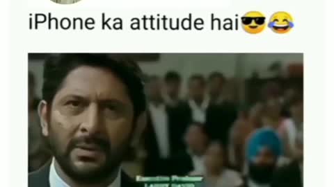 iPhone ka attitude hai