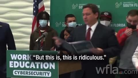 Ron Desantis to students: Please take them (masks) off, this is ridiculous