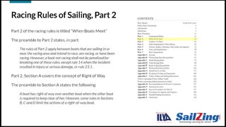 Rule 11 – On Same Tack, Overlapped: Racing Rules of Sailing 2021-2024