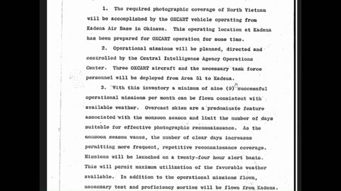 Area 51 and the Oxcart Program mentioned in Memos