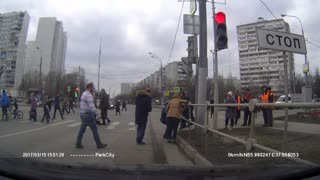 School Boy is Hit by Car at Crosswalk