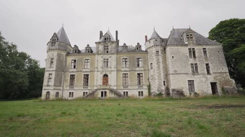 In France Abandoned 17th Century Fairy tale Castle ~ Everything Left Behind!